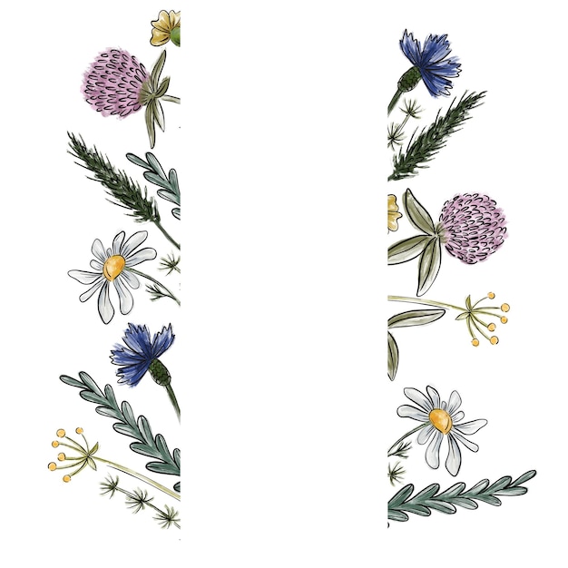 haftowany wzór roślinny